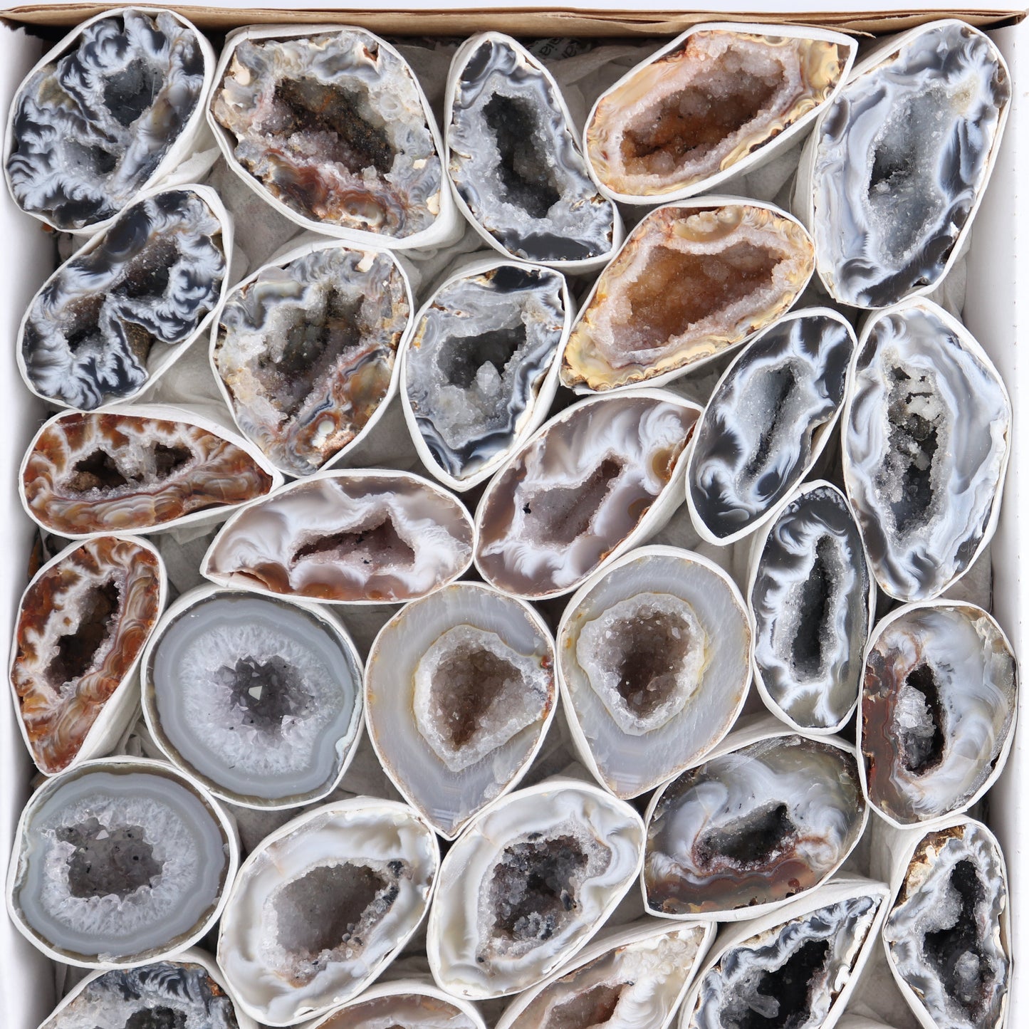 Agate Geodes Flat - Expert Wholesale and Supplier of Wholesale Crystals & Bulk Gemstones, ["Agate","Geodes"]