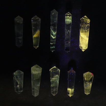 Powellite Amethyst UV Reactive Double Point Set of 10