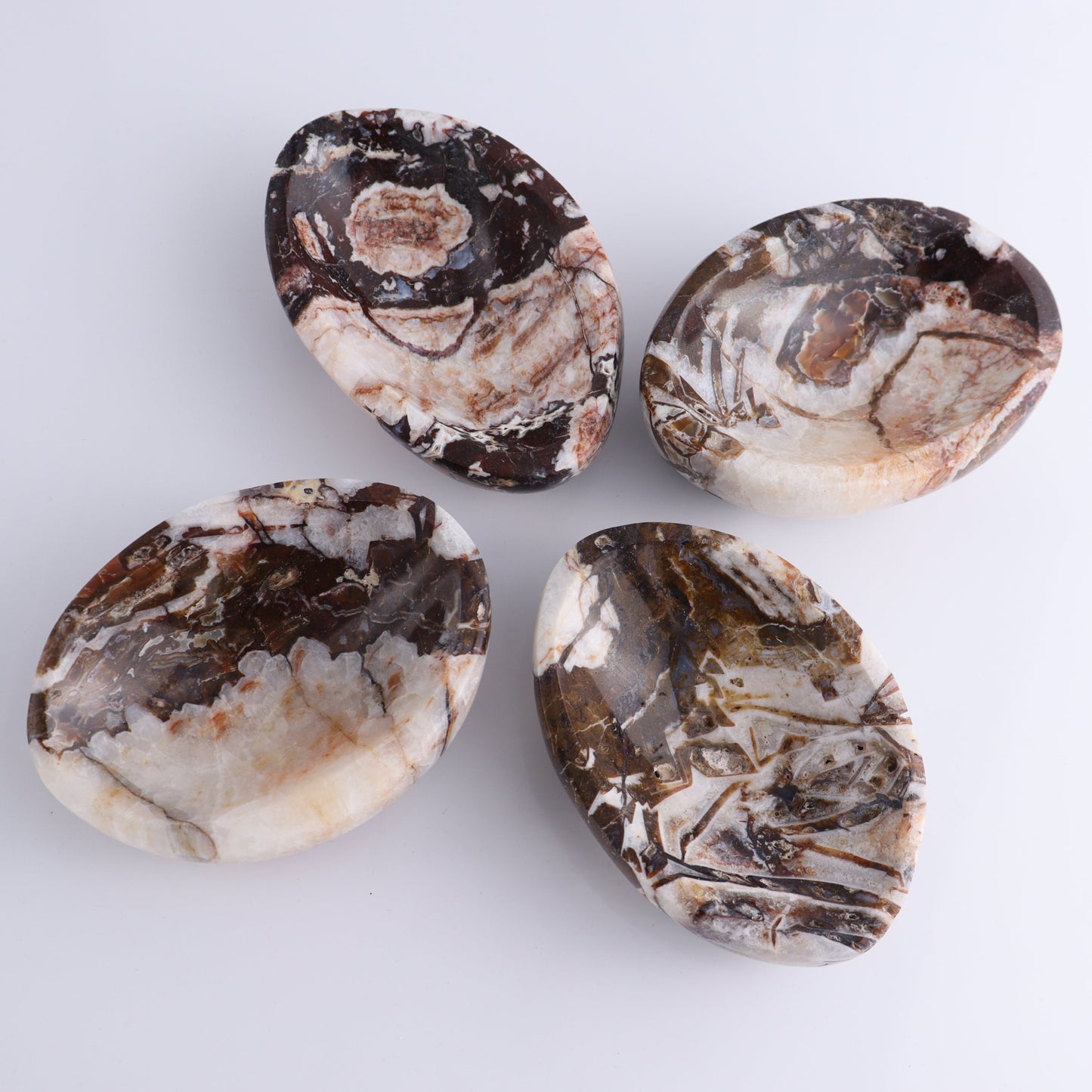 Agate Bowls Set of 4 - Expert Wholesale and Supplier of Wholesale Crystals & Bulk Gemstones, ["Agate","Bowls"]
