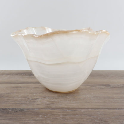 Mexican Onyx/Calcite Bowl 16"