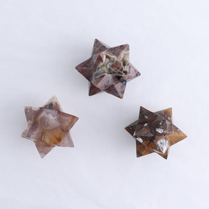 Mixed Stones Stars Set of 17 & 3 Cut Base Stars