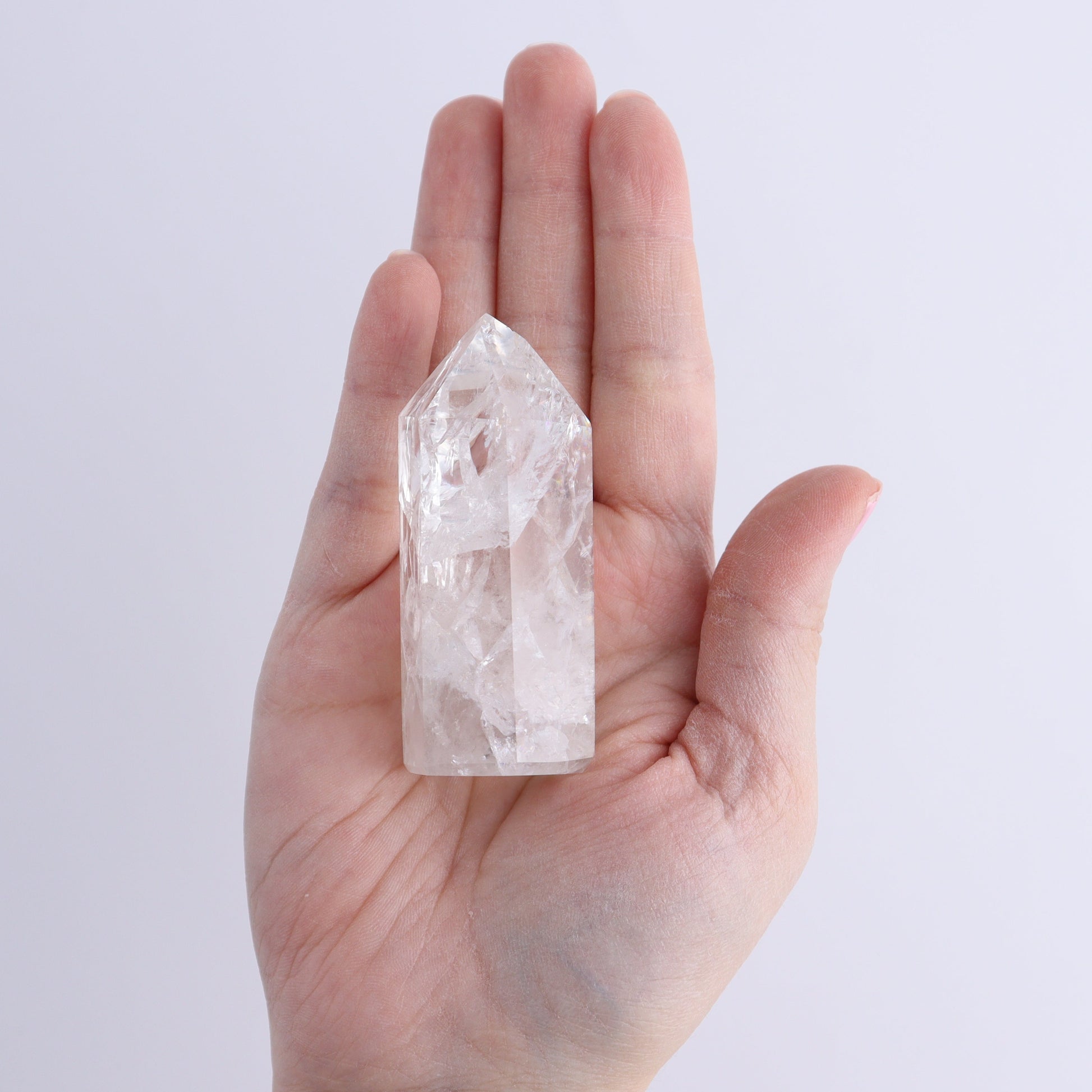 Crackled Quartz Towers Set of 6 - Expert Wholesale and Supplier of Wholesale Crystals & Bulk Gemstones, ["Clear Quartz","Crackled","Points","Quartz","Towers"]