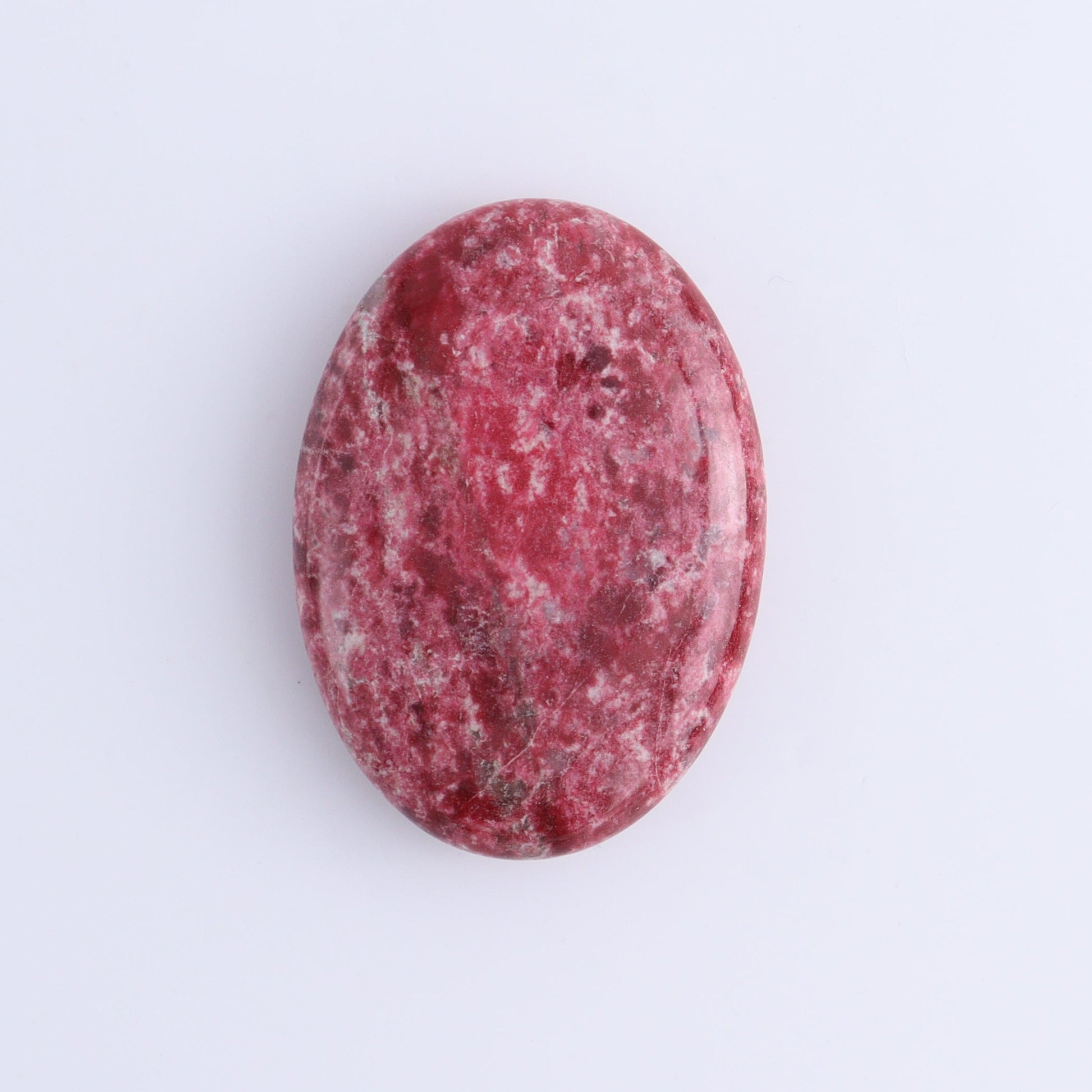 Thulite Palm Stones Set of 3 - Expert Wholesale and Supplier of Wholesale Crystals & Bulk Gemstones, ["Palm Stones","thulite"]
