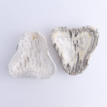 One Mexican Onyx/Calcite White Zebra Triangular Bowl - Expert Wholesale and Supplier of Wholesale Crystals & Bulk Gemstones, ["bowl","Bowls","Calcite","Catalog Onyx","Decorative Dish","Mexico","onyx"]