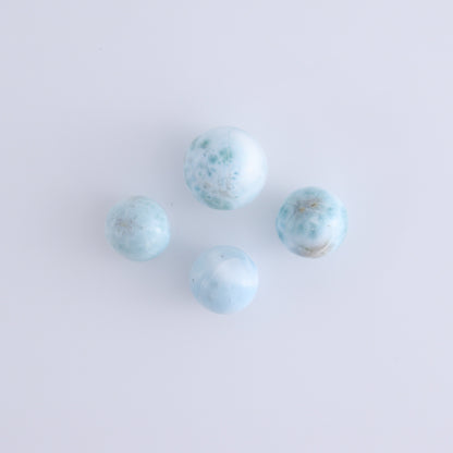 Larmiar Spheres Set of 8 - Expert Wholesale and Supplier of Wholesale Crystals & Bulk Gemstones, ["Larimar","Spheres"]
