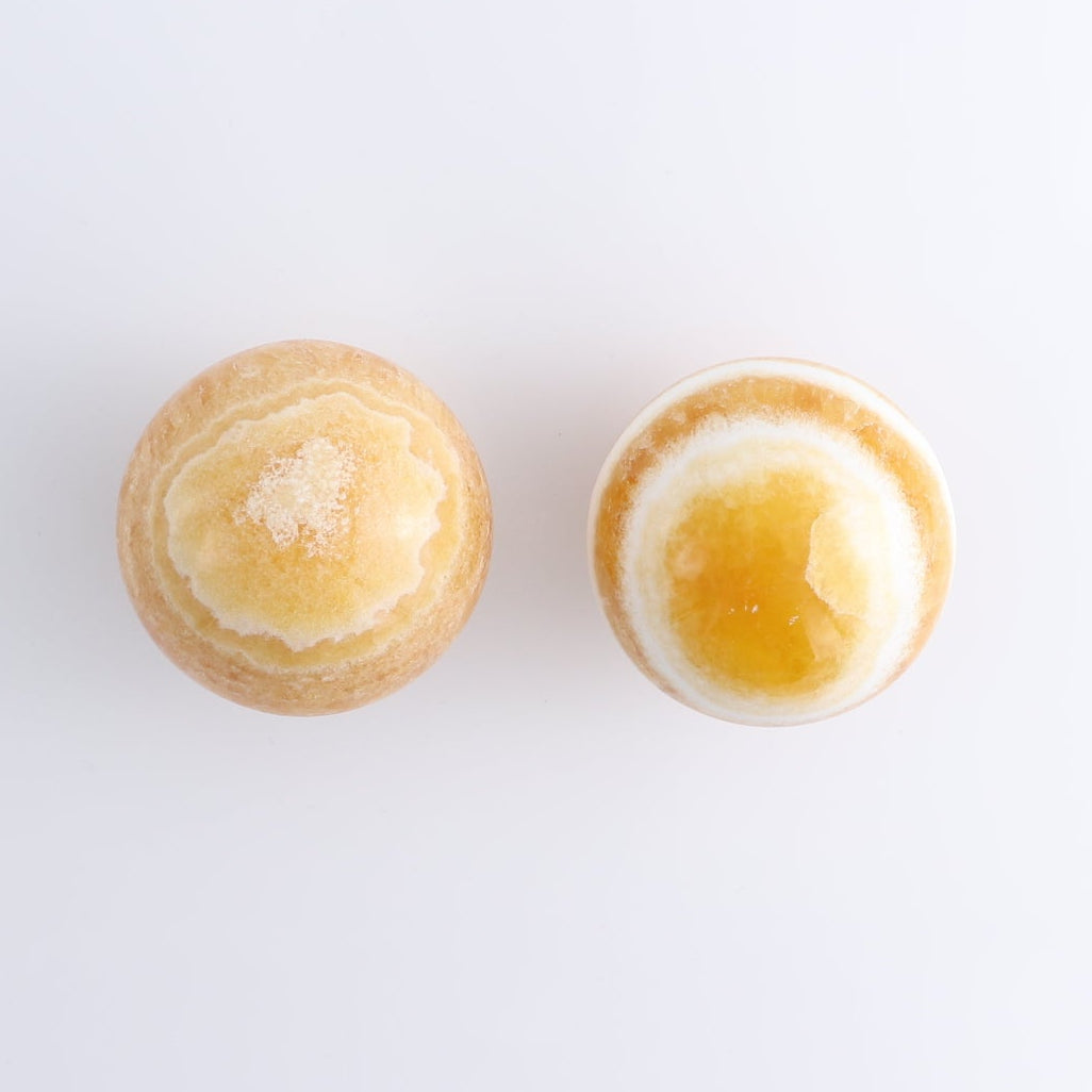 Calcite Spheres Set of 4