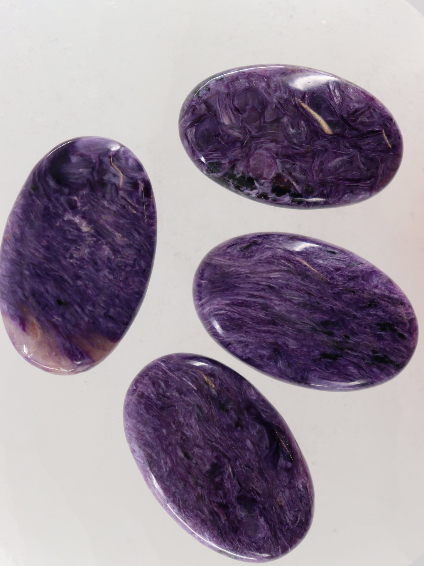 Charoite Stones Set of 4 - Expert Wholesale and Supplier of Wholesale Crystals & Bulk Gemstones, []