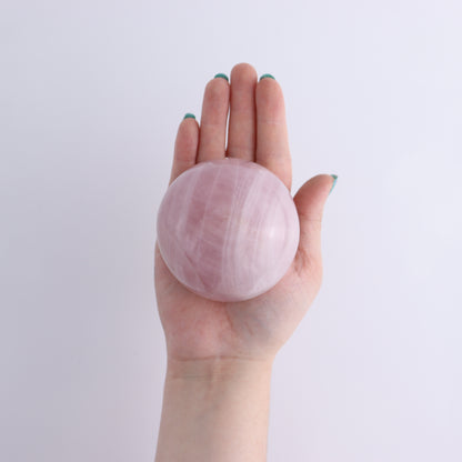 Rose Quartz Spheres Set of 4 - Expert Wholesale and Supplier of Wholesale Crystals & Bulk Gemstones, ["Madagascar","Rose Quartz","Spheres"]