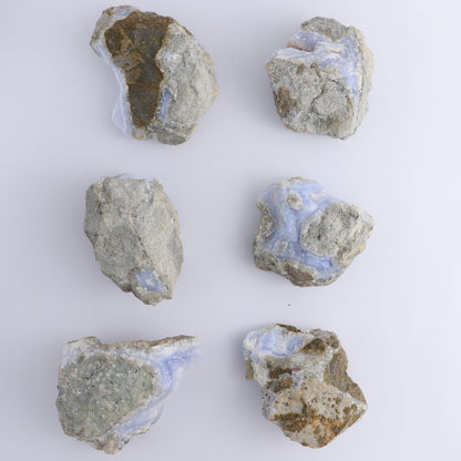 Blue Lace Agate Freeforms Set of 6 - Expert Wholesale and Supplier of Wholesale Crystals & Bulk Gemstones, ["Agate","Blue Lace Agate"]