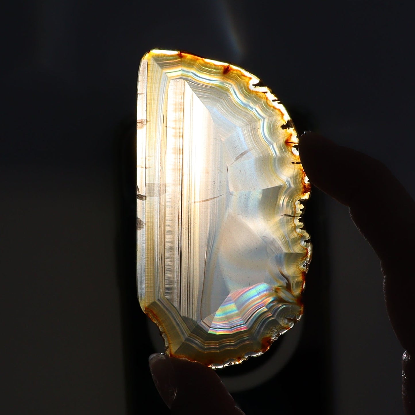 Iris Agate Slices Set of 8 - Expert Wholesale and Supplier of Wholesale Crystals & Bulk Gemstones, ["Agate","Iris Agate","Slices and Slabs"]