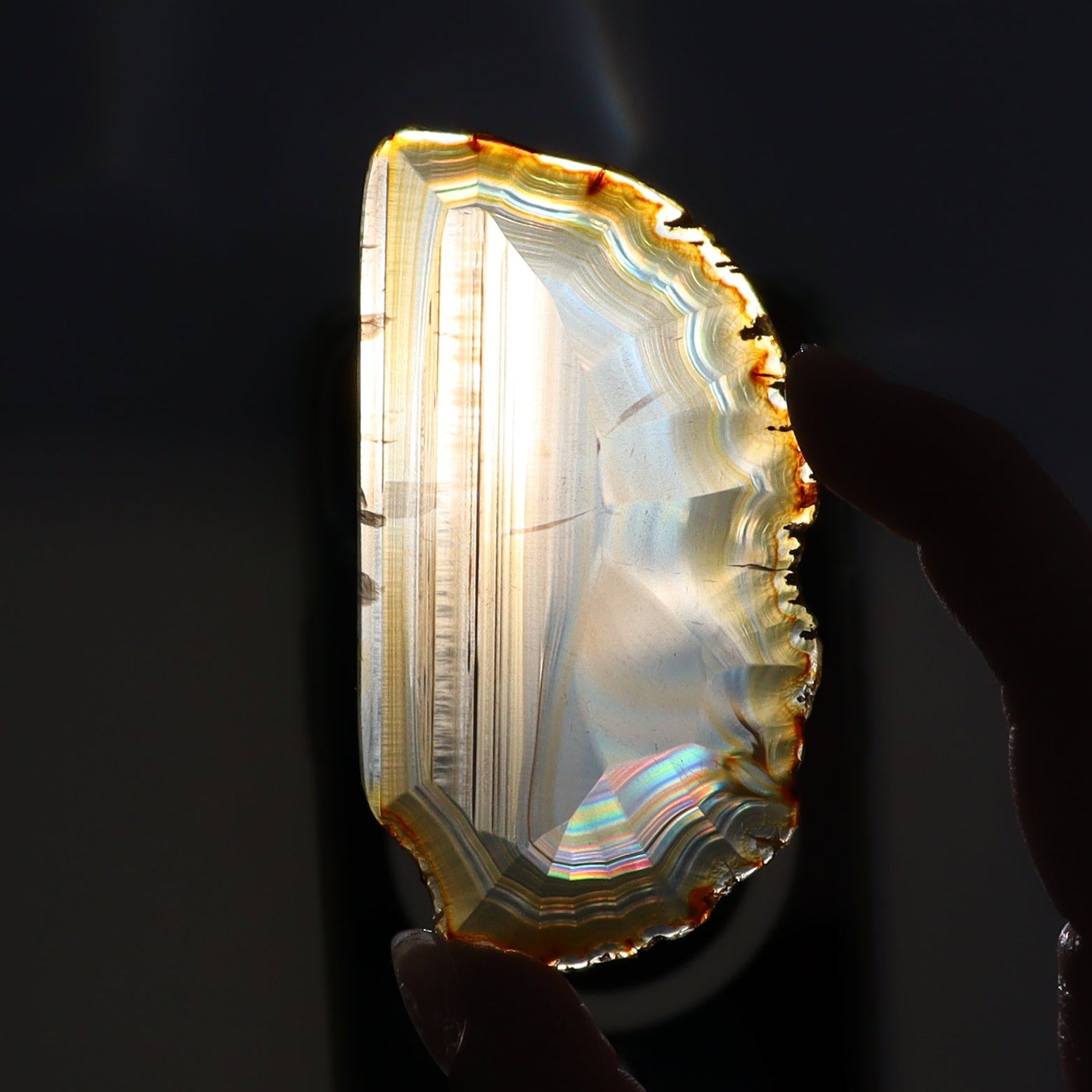 Iris Agate Slices Set of 8 - Expert Wholesale and Supplier of Wholesale Crystals & Bulk Gemstones, ["Agate","Iris Agate","Slices and Slabs"]