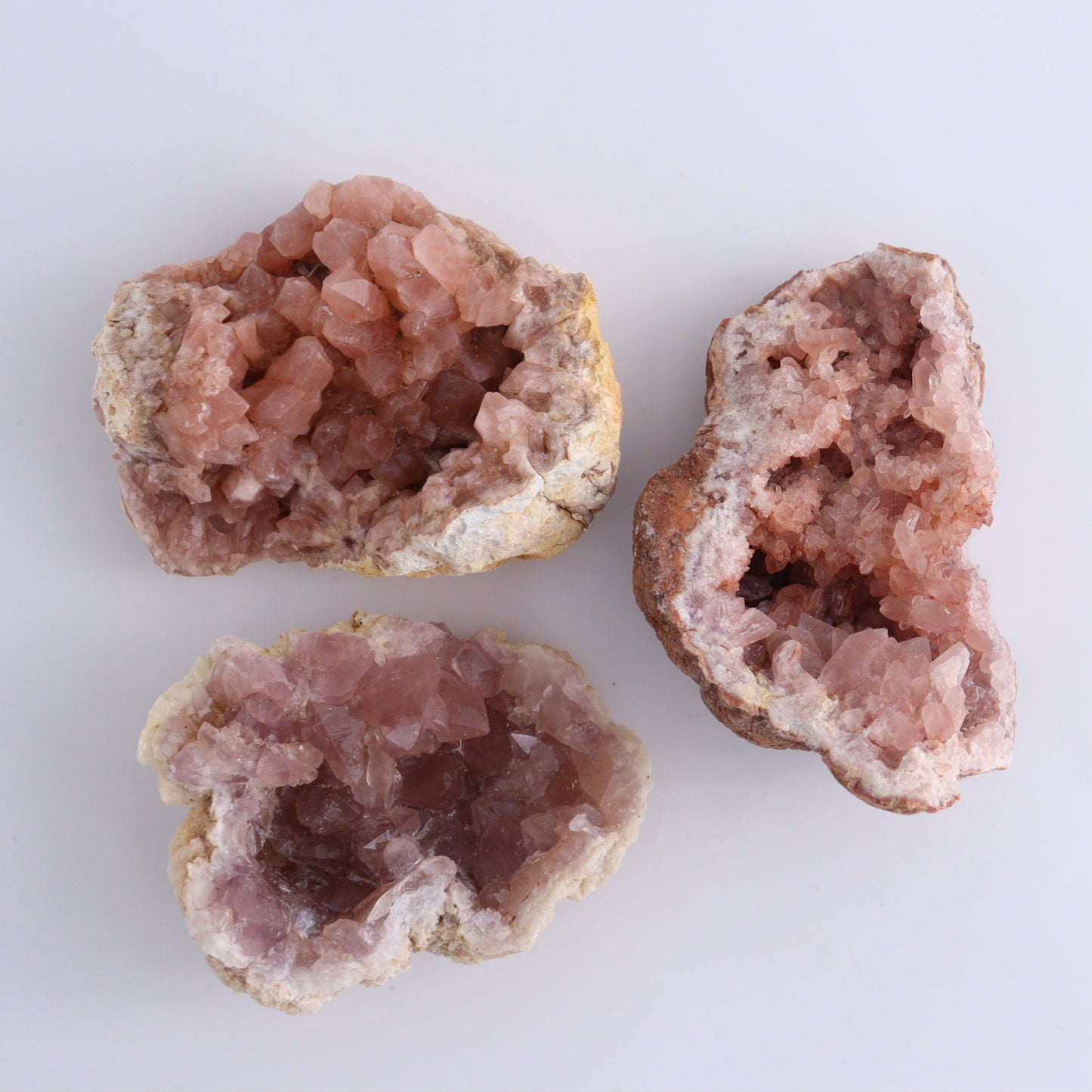 Pink Amethyst Set of 18 - Expert Wholesale and Supplier of Wholesale Crystals & Bulk Gemstones, ["Amethyst","Pink Amethyst"]