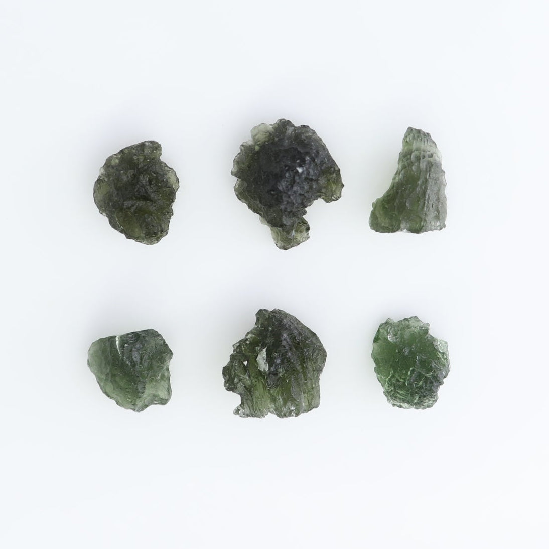 Moldavite Pieces Set of 6