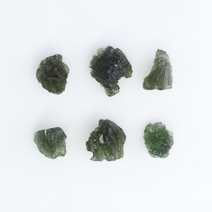 Moldavite Pieces Set of 6