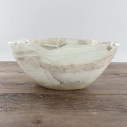 Mexican Onyx/Calcite Bowl 12"