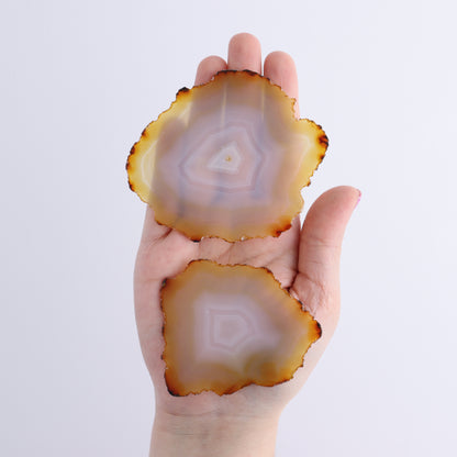 Iris Agate Slices Set of 6 - Expert Wholesale and Supplier of Wholesale Crystals & Bulk Gemstones, ["Agate","Iris Agate","Slices and Slabs"]