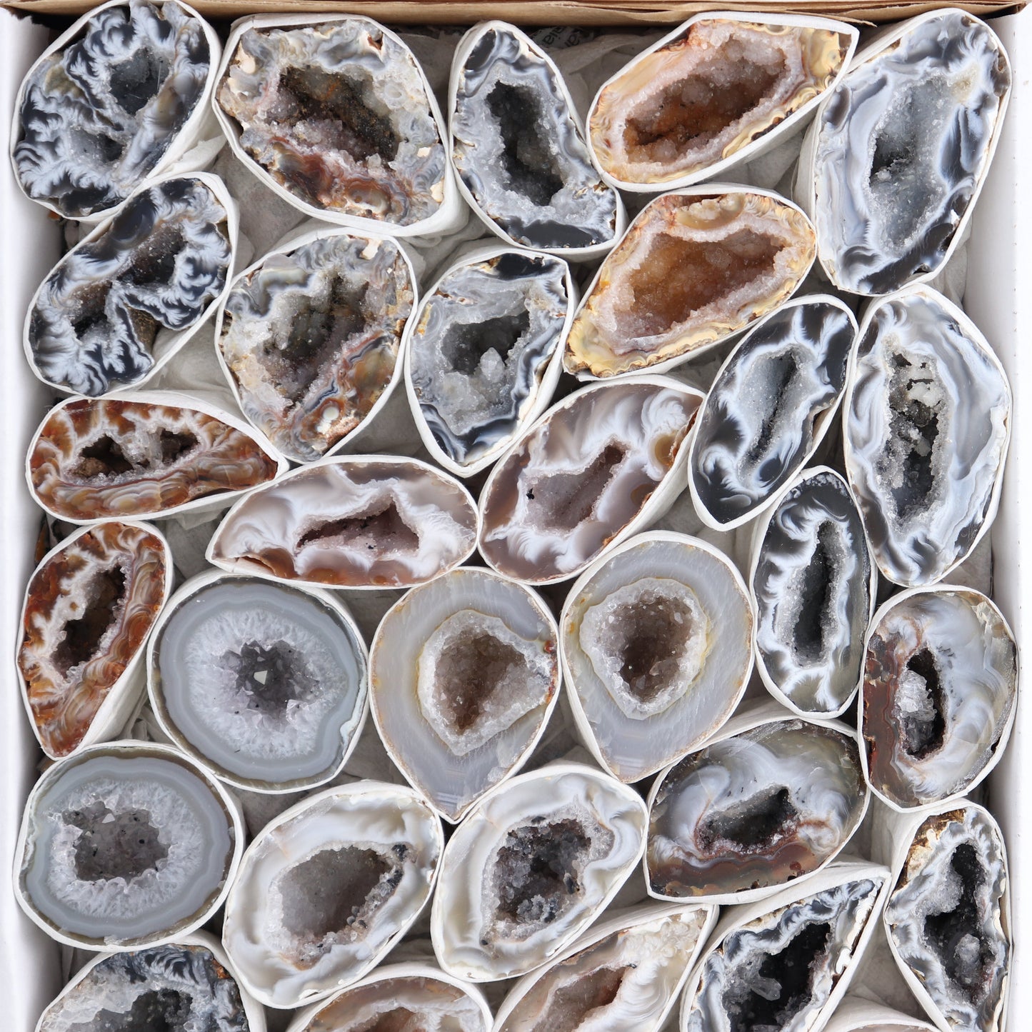 Agate Geodes Flat - Expert Wholesale and Supplier of Wholesale Crystals & Bulk Gemstones, ["Agate","Geodes"]