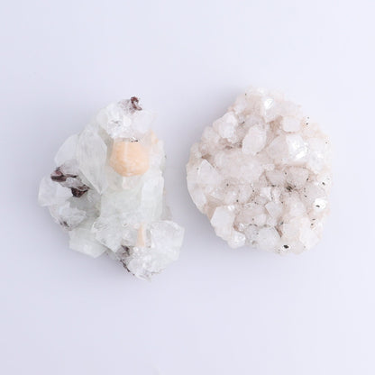 Apophyllite Clusters Set of 6 - Expert Wholesale and Supplier of Wholesale Crystals & Bulk Gemstones, ["Apophyllite","Clusters","Flats"]