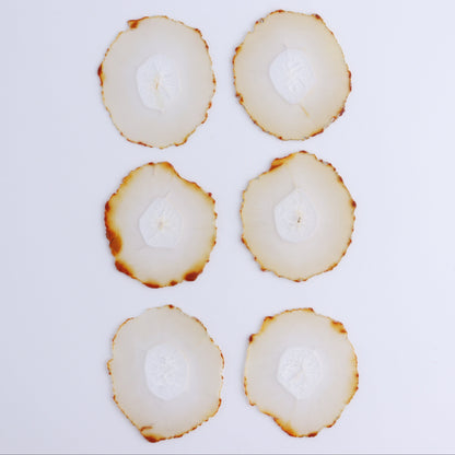 Iris Agate Slices Set of 6 - Expert Wholesale and Supplier of Wholesale Crystals & Bulk Gemstones, ["Agate","Iris Agate","Slices and Slabs"]