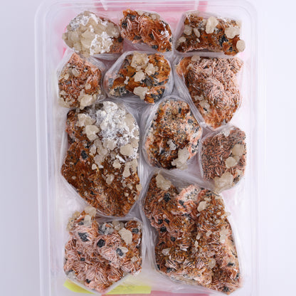 Cerussite Barite from Morocco Flat - Expert Wholesale and Supplier of Wholesale Crystals & Bulk Gemstones, ["Barite","Cerussite Barite","Clusters","Flats","Morocco"]