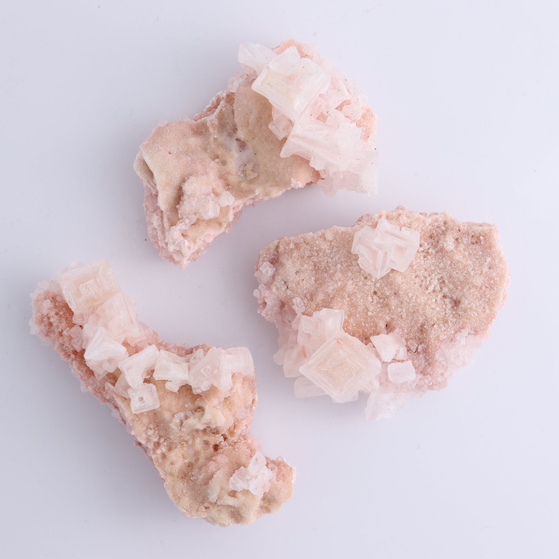 Halite Flat of 6 - Expert Wholesale and Supplier of Wholesale Crystals & Bulk Gemstones, ["Flats","Halite","United States"]