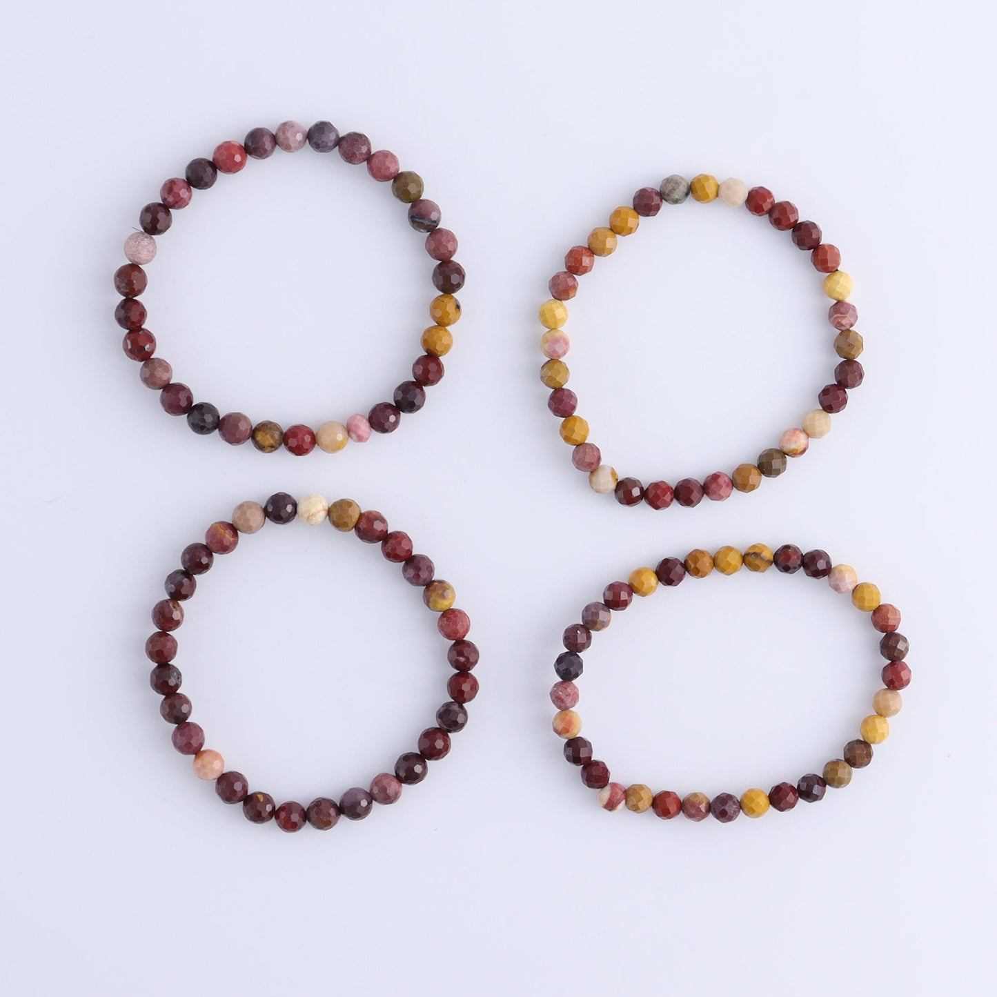 One Mookaite Faceted Bracelet - Expert Wholesale and Supplier of Wholesale Crystals & Bulk Gemstones, ["Bracelet","bracelets","Mookaite"]