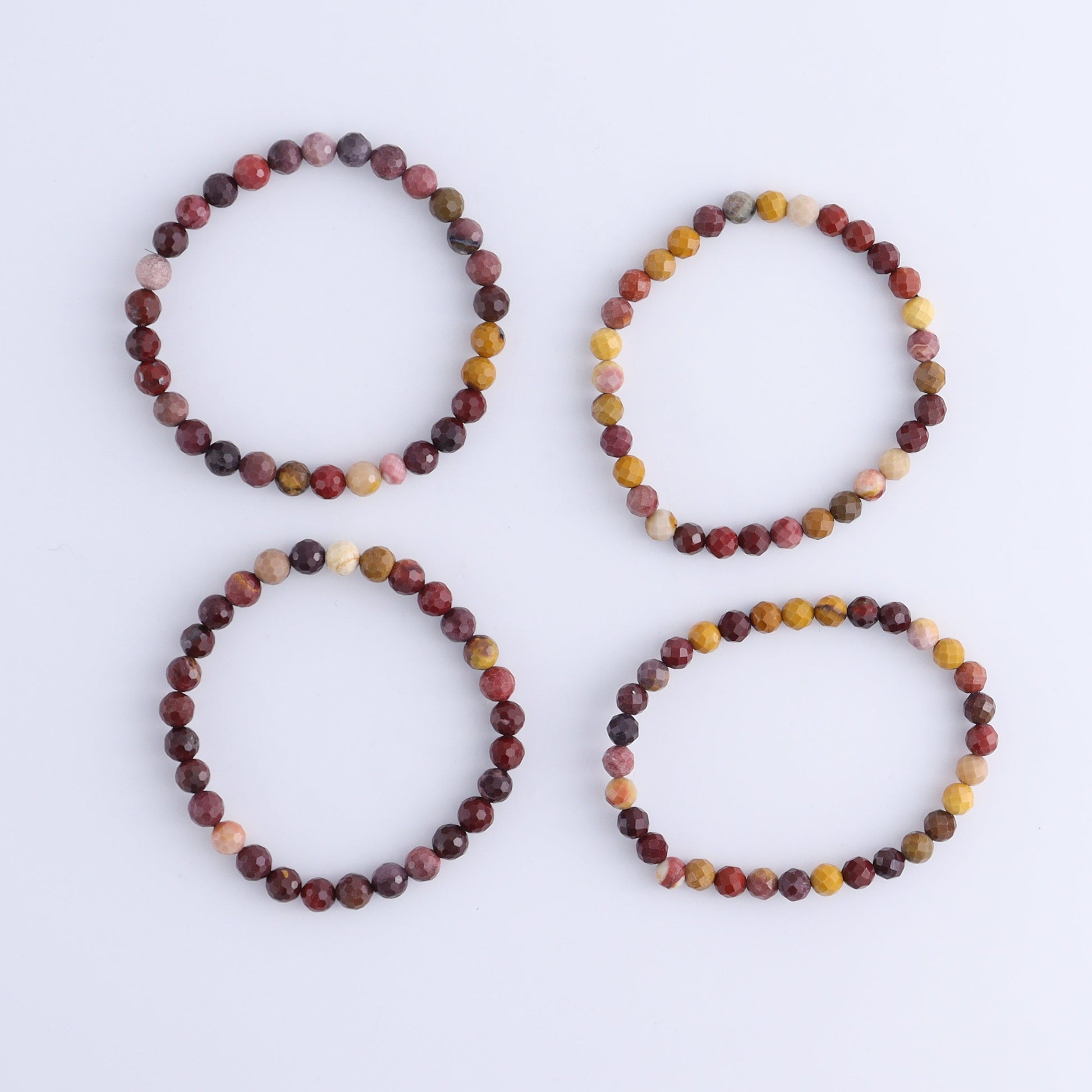 One Mookaite Faceted Bracelet - Expert Wholesale and Supplier of Wholesale Crystals & Bulk Gemstones, ["Bracelet","bracelets","Mookaite"]