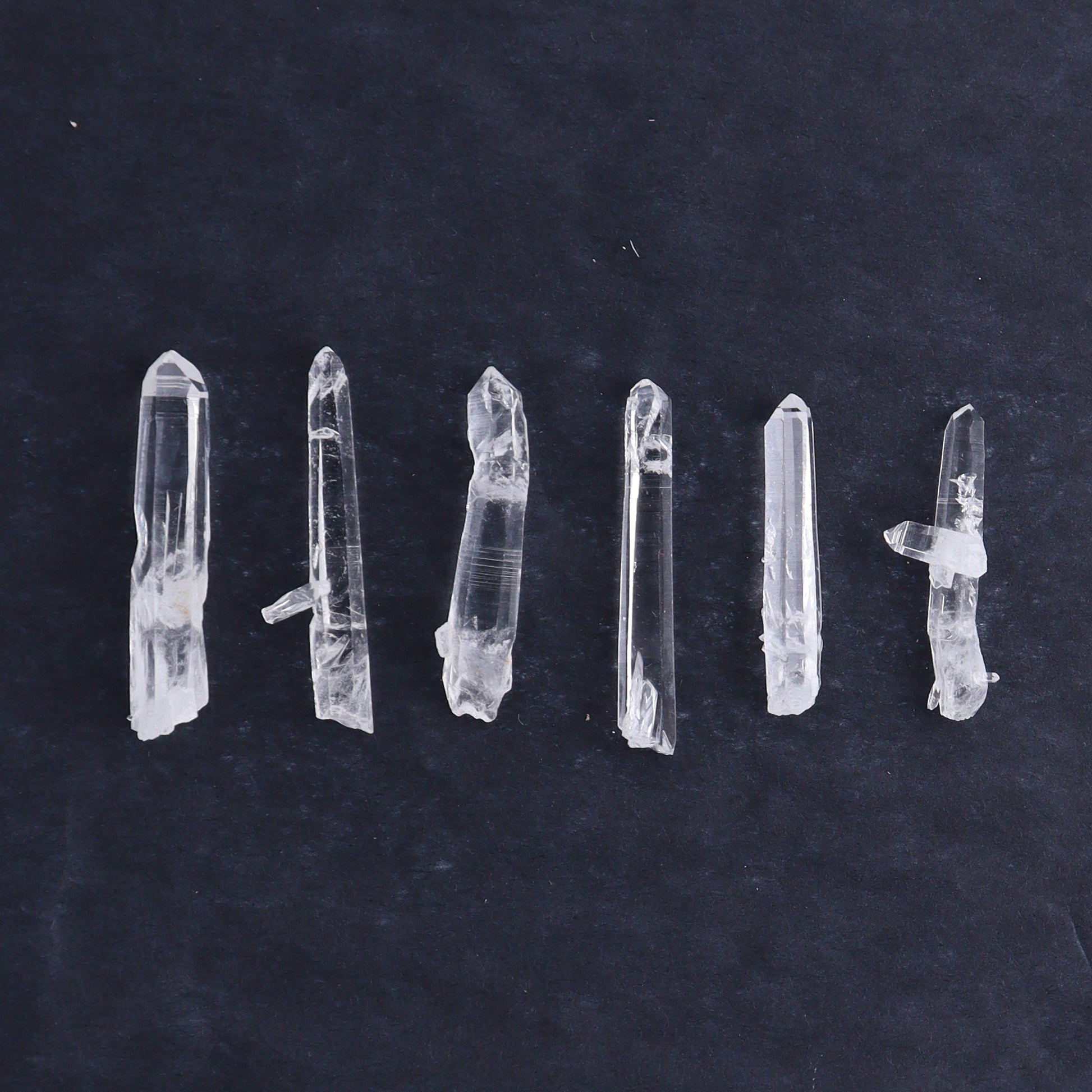 Columbian Lemurian Points Set of 32 - Expert Wholesale and Supplier of Wholesale Crystals & Bulk Gemstones, ["Lemurian","Points"]