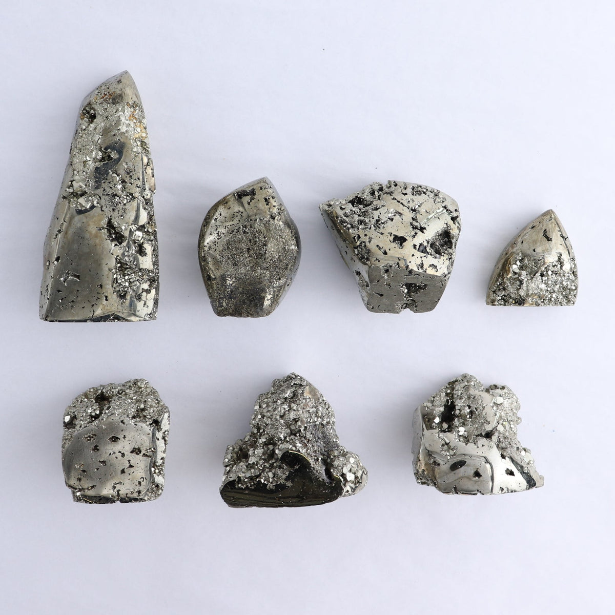 Pyrite Freeforms Set of 7