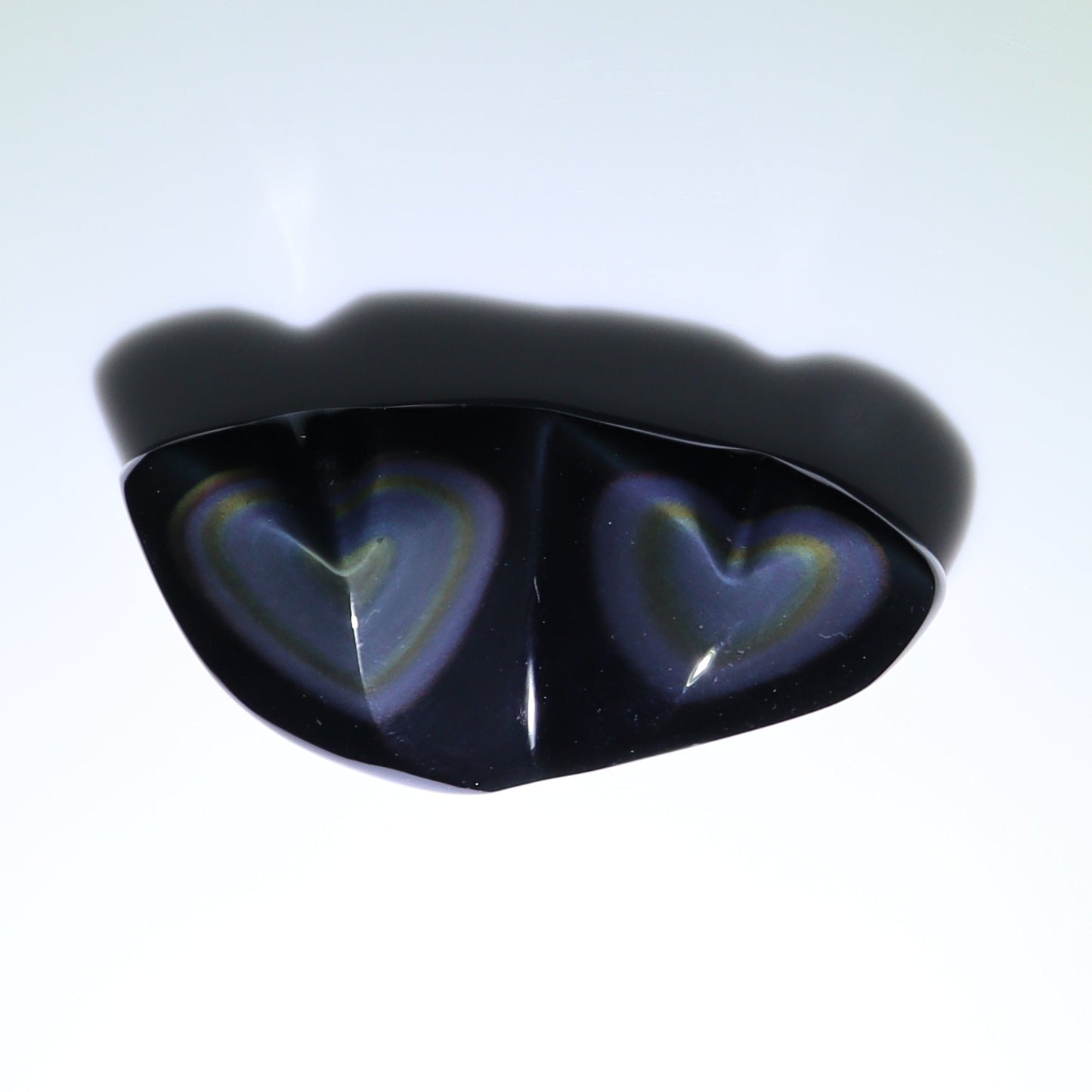 Rainbow Obsidian Heart Set of 4 - Expert Wholesale and Supplier of Wholesale Crystals & Bulk Gemstones, ["Hearts","Mexico","Obsidian","Rainbow Obsidian"]