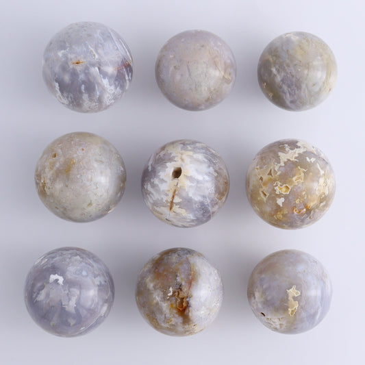 Agate Spheres Set of 9 - Expert Wholesale and Supplier of Wholesale Crystals & Bulk Gemstones, ["Agate","Madagascar","Spheres"]