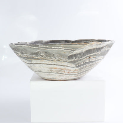 Mexican Onyx/Calcite Bowl 10"