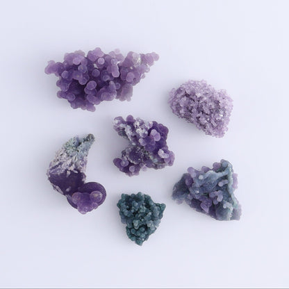Grape Agate Cluster Set of 54 - Expert Wholesale and Supplier of Wholesale Crystals & Bulk Gemstones, ["Clusters","Grape agate","Indonesia"]