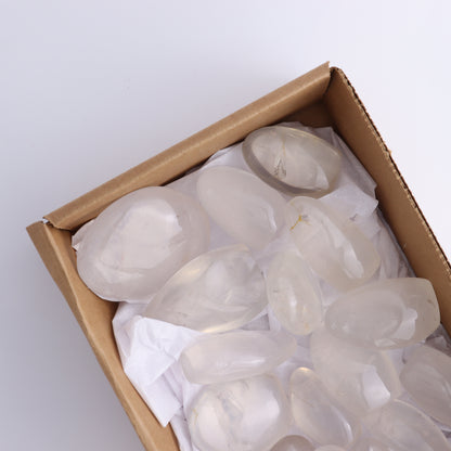 Girasol Quartz Freeform Set of 20 - Expert Wholesale and Supplier of Wholesale Crystals & Bulk Gemstones, ["Freeforms","Girasol Quartz","Madagascar","Quartz"]