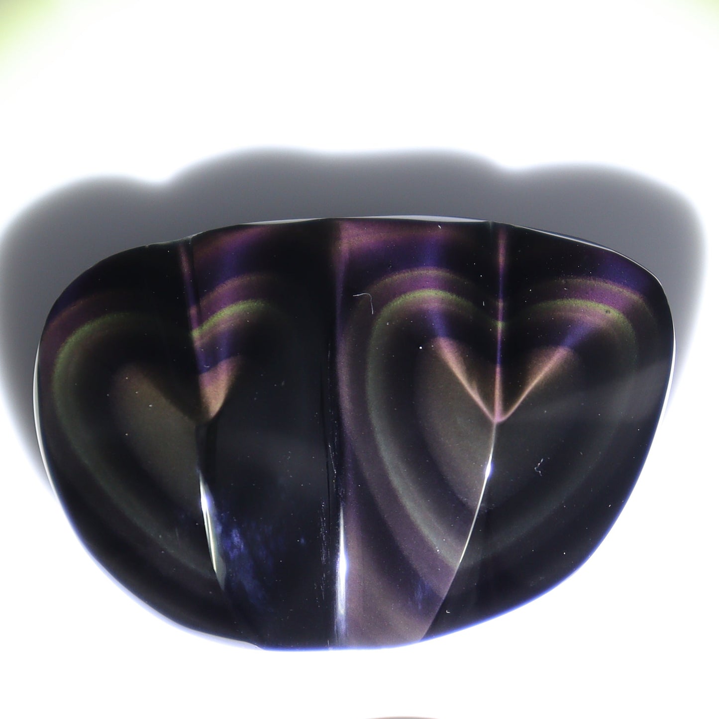 Rainbow Obsidian Heart Pairs Set of 8 - Expert Wholesale and Supplier of Wholesale Crystals & Bulk Gemstones, ["Hearts","Mexico","Rainbow Obsidian"]