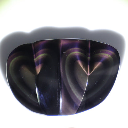 Rainbow Obsidian Heart Pairs Set of 8 - Expert Wholesale and Supplier of Wholesale Crystals & Bulk Gemstones, ["Hearts","Mexico","Rainbow Obsidian"]