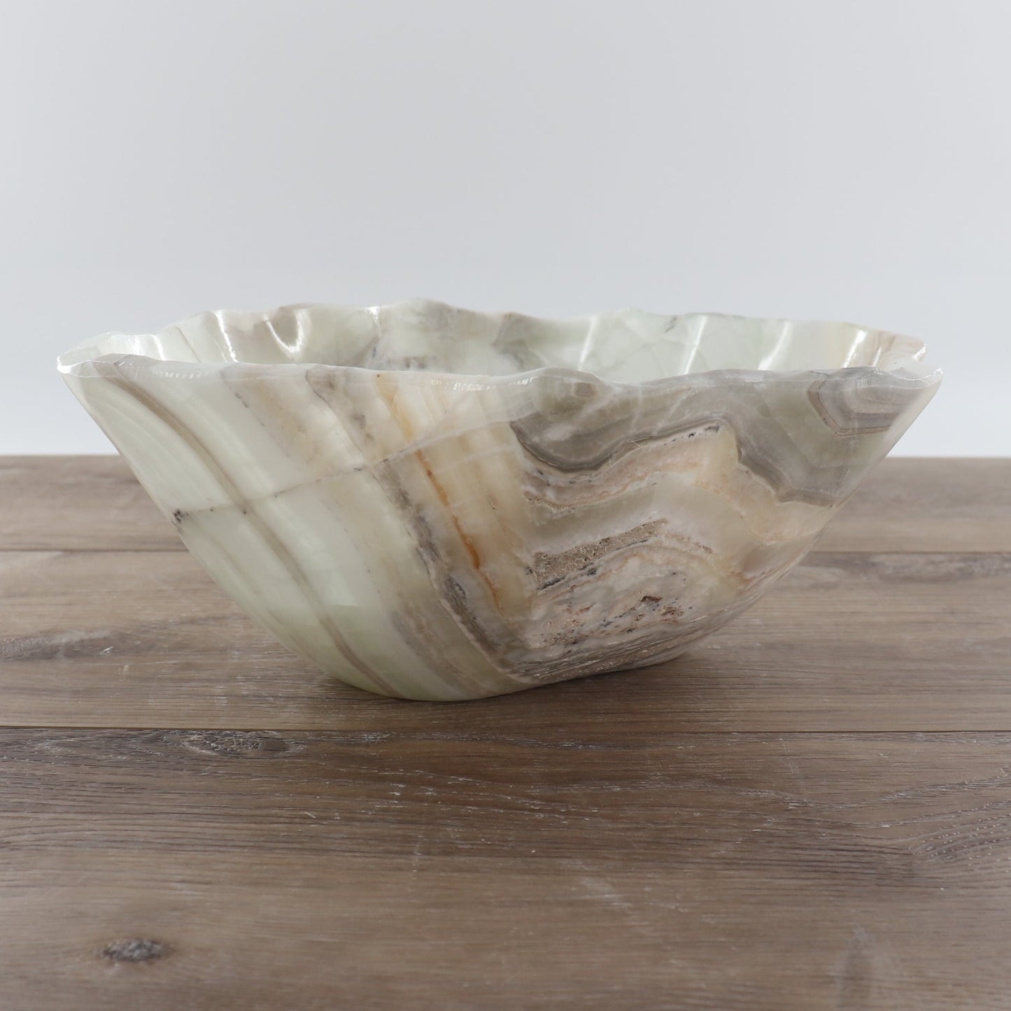 Mexican Onyx/Calcite Bowl 12"