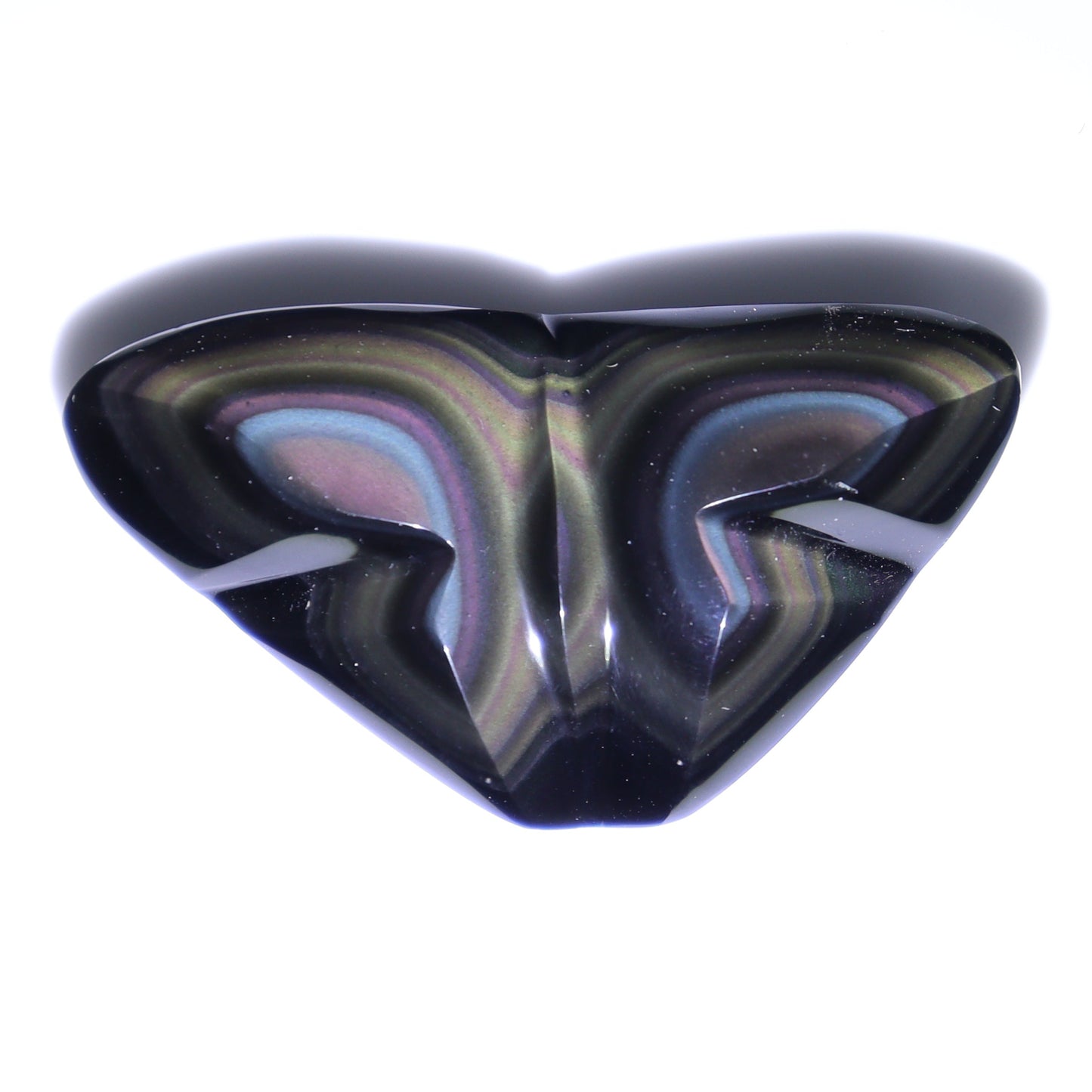 Rainbow Obsidian Butterflies Set of 8 - Expert Wholesale and Supplier of Wholesale Crystals & Bulk Gemstones, ["Butterflies","Butterfly","Mexico","Rainbow Obsidian"]
