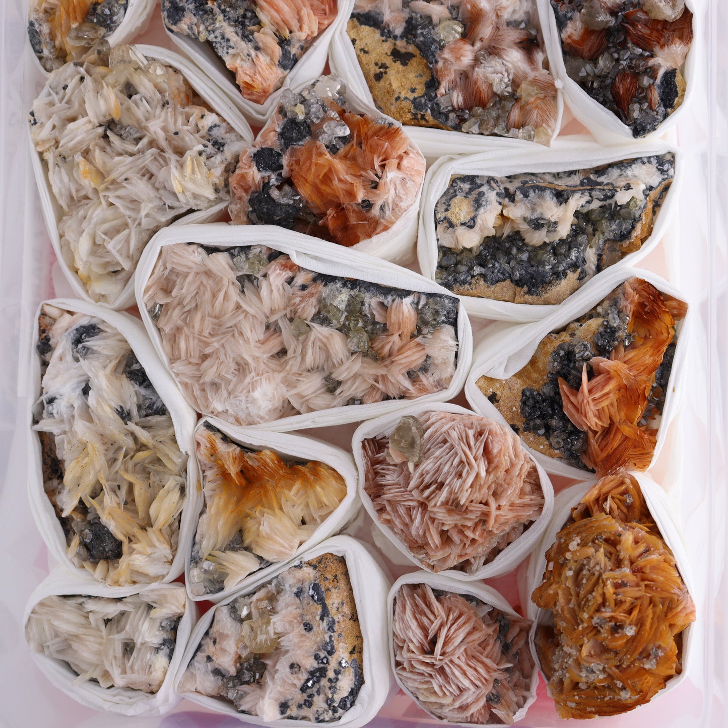 Cerussite Barite from Morocco Flat - Expert Wholesale and Supplier of Wholesale Crystals & Bulk Gemstones, ["Cerussite Barite","Flats","Morocco"]