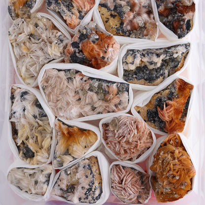 Cerussite Barite from Morocco Flat - Expert Wholesale and Supplier of Wholesale Crystals & Bulk Gemstones, ["Cerussite Barite","Flats","Morocco"]