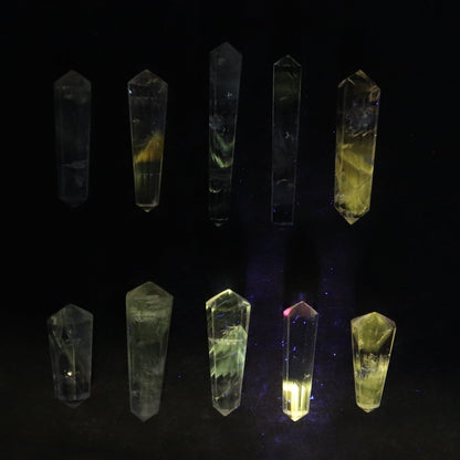 Powellite Amethyst UV Reactive Double Point Set of 10