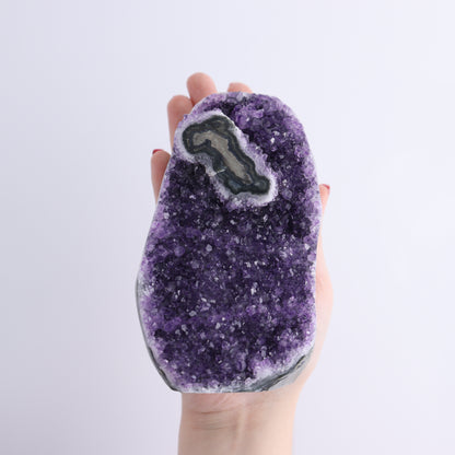 Uruguay Amethyst Set of 3 - Expert Wholesale and Supplier of Wholesale Crystals & Bulk Gemstones, ["Amethyst","Freeforms","Uruguay"]