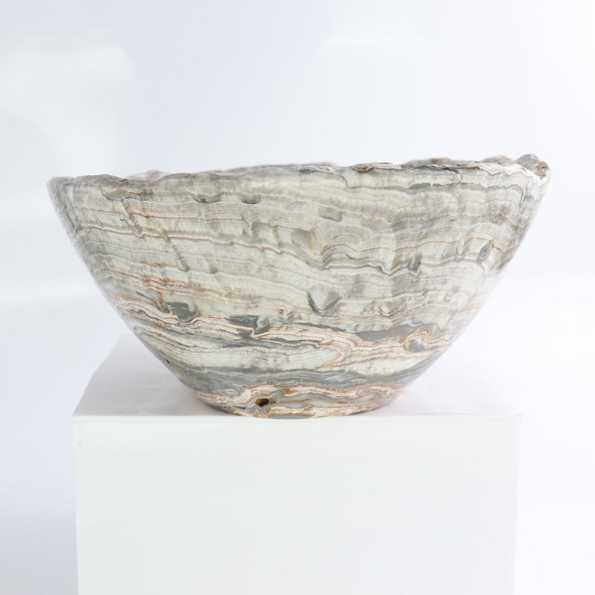 Mexican Onyx/Calcite Bowl 10"