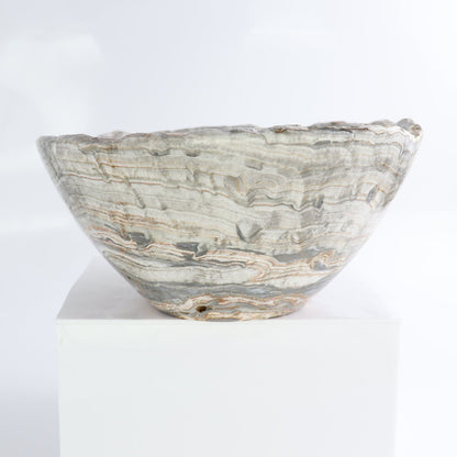 Mexican Onyx/Calcite Bowl 10"