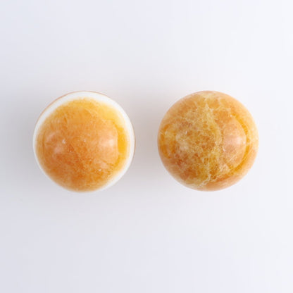 Calcite Spheres Set of 4