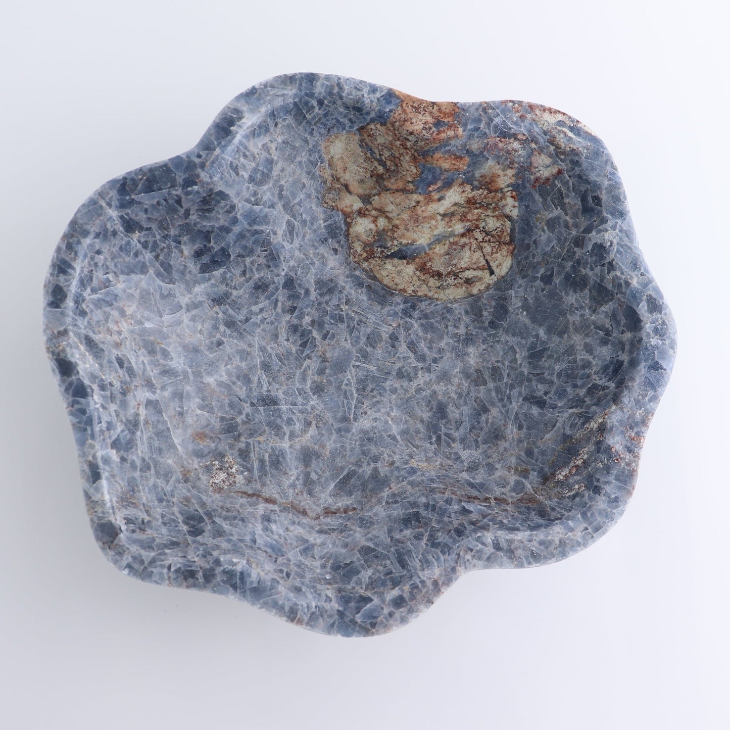 Blue Calcite Bowl 9"