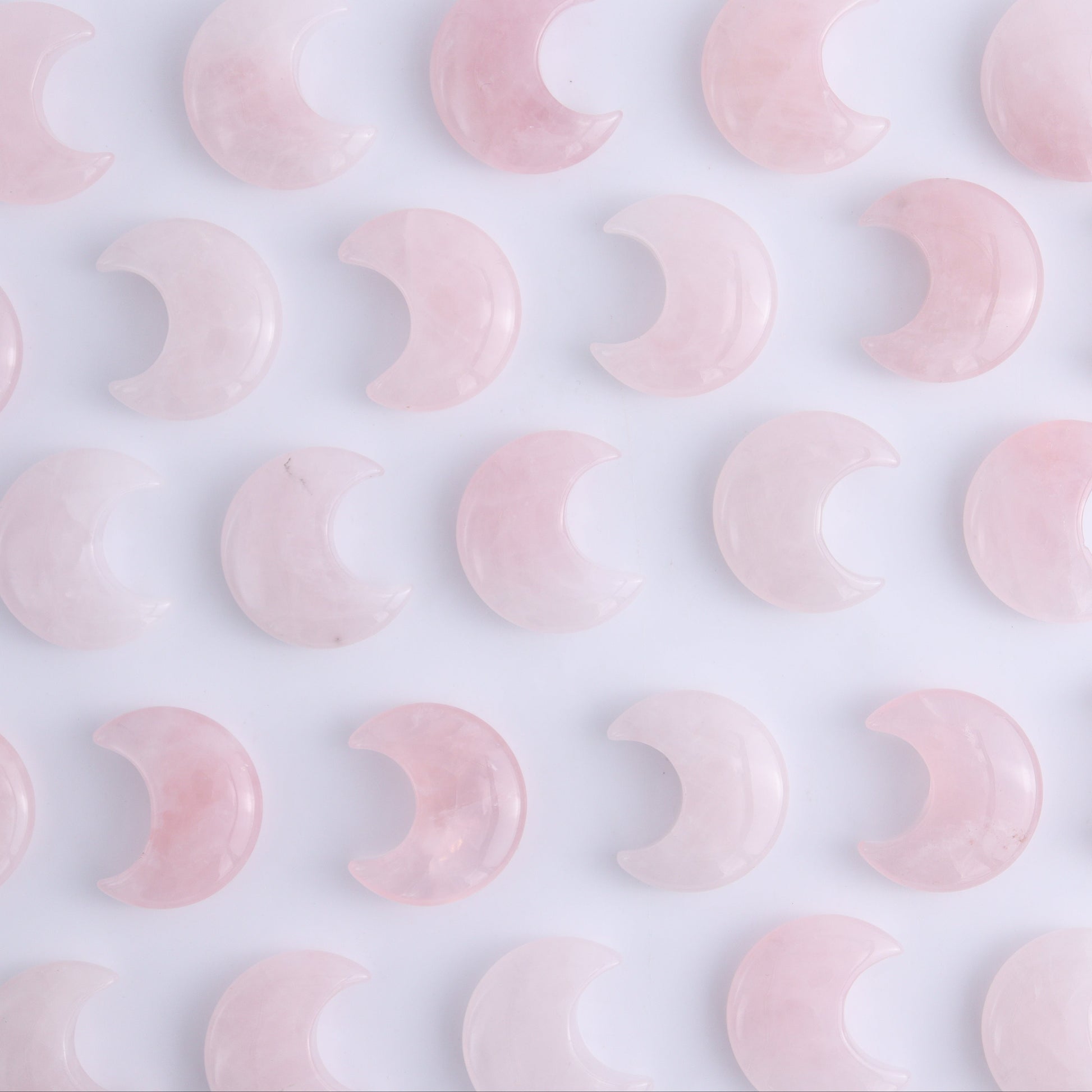 One Rose Quartz Moon - Expert Wholesale and Supplier of Wholesale Crystals & Bulk Gemstones, ["moons","Rose Quartz"]