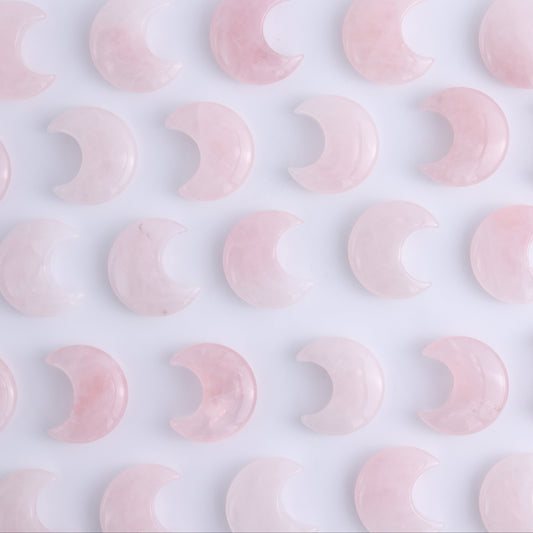 One Rose Quartz Moon - Expert Wholesale and Supplier of Wholesale Crystals & Bulk Gemstones, ["moons","Rose Quartz"]