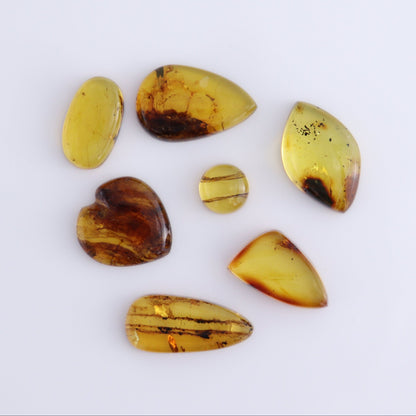 Amber Cabs Set of 12 - Expert Wholesale and Supplier of Wholesale Crystals & Bulk Gemstones, ["Amber","Cabs"]