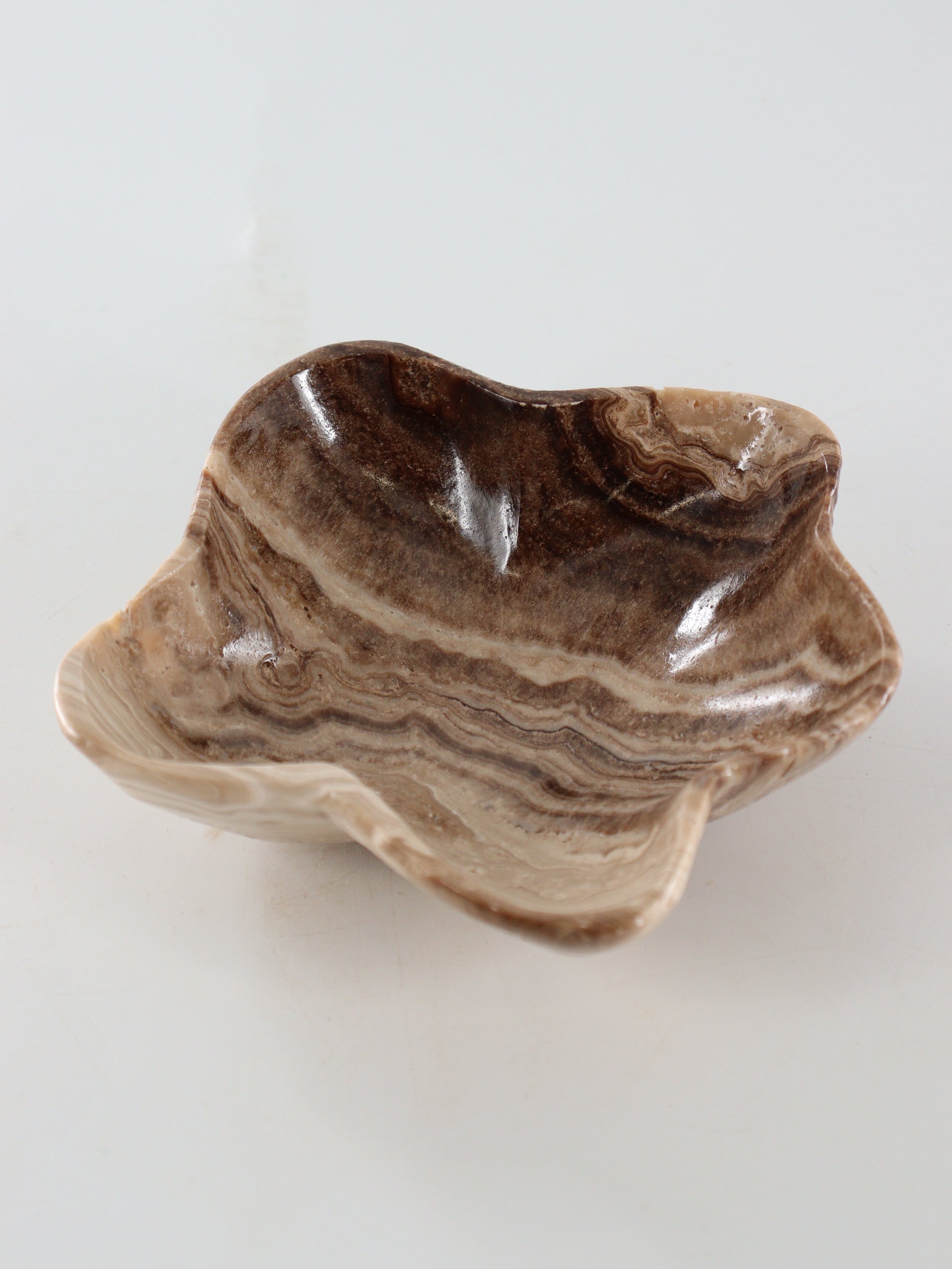Chocolate Onyx Flower Bowls Set of 4 - Expert Wholesale and Supplier of Wholesale Crystals & Bulk Gemstones, ["Bowls","Catalog Onyx","Mexico","onyx"]